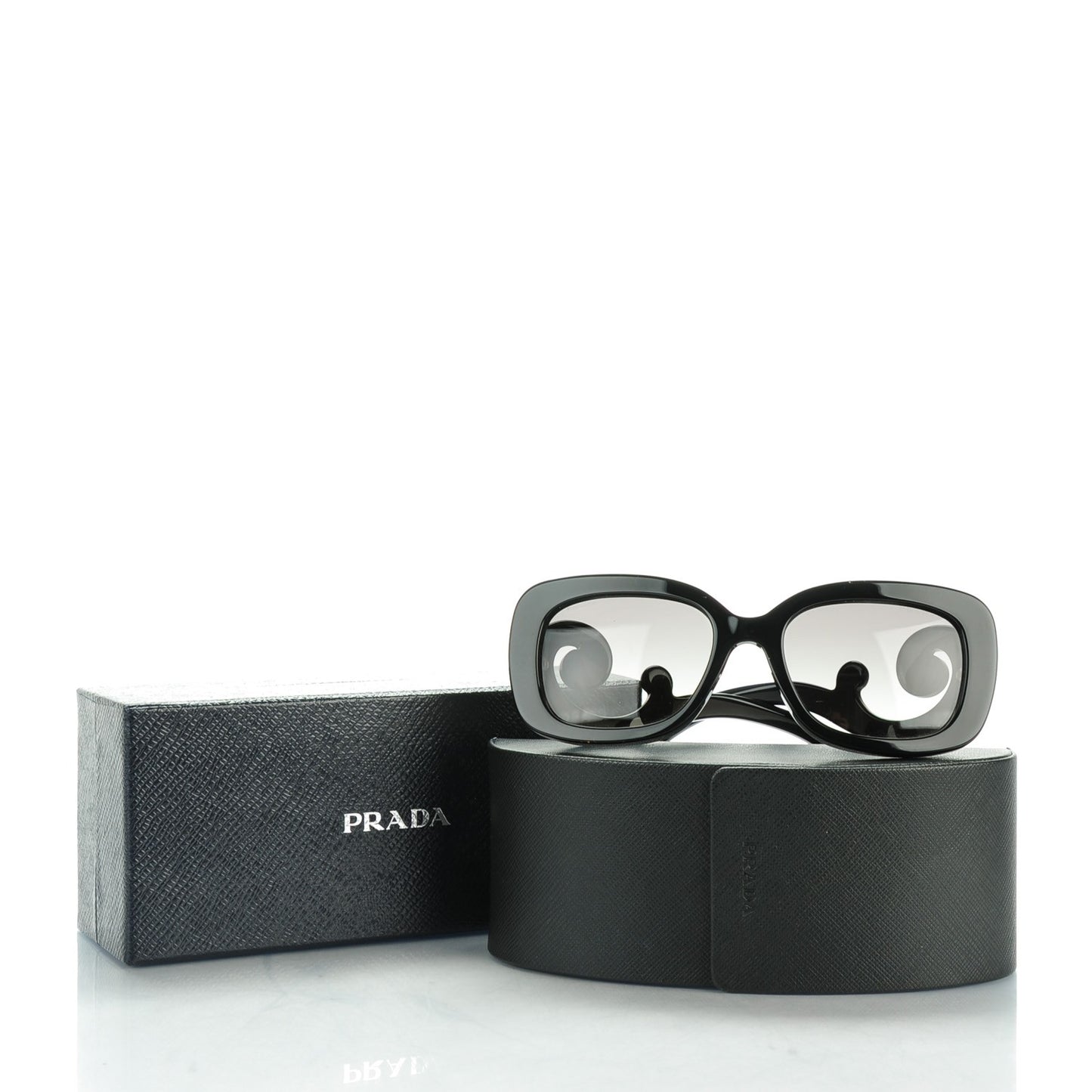 Acetate Baroque Sunglasses SPR 27O Black