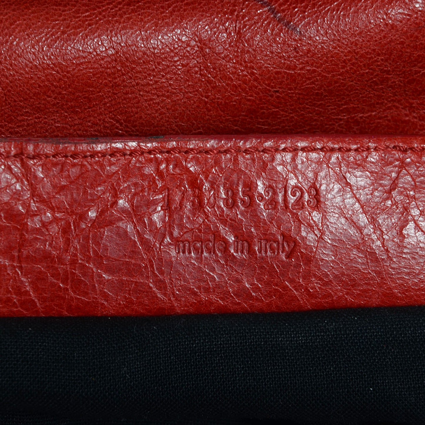 Chevre Giant 21 Silver Hardware Brief Rouge Vermillon