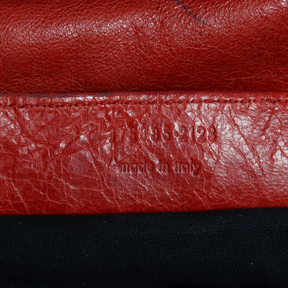 Balenciaga Chevre Giant 21 Silver Hardware Brief Rouge Vermillon 9 of 11