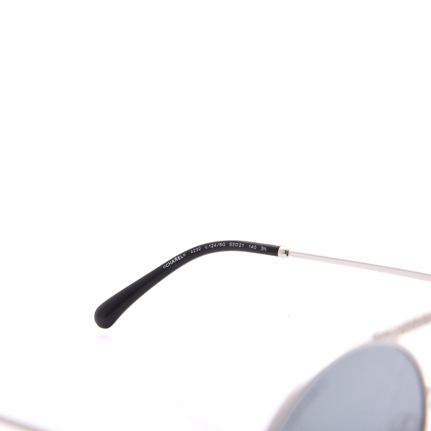 Metal Winter Round Sunglasses 4232 Silver