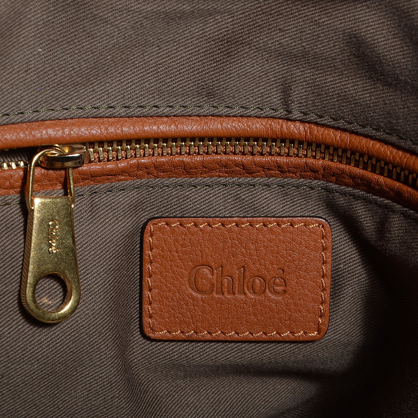 Calfskin Large Marcie Satchel Tan
