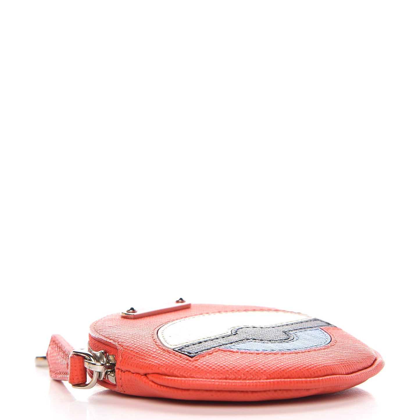 Vitello Elite Monster Eye Coin Purse Key Case Papavero Multicolor