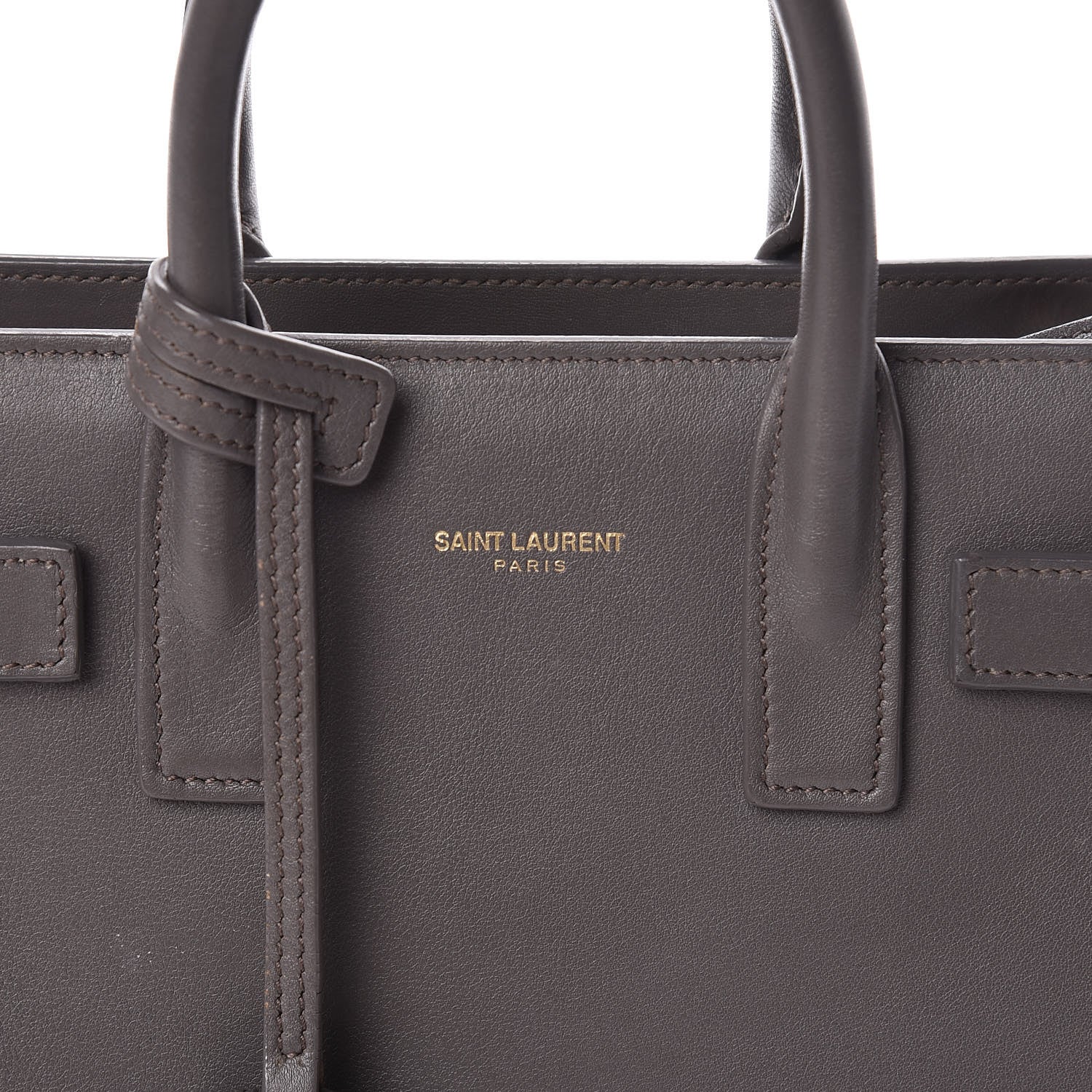 Saint Laurent Calfskin Nano Sac De Jour Fog 7 of 7