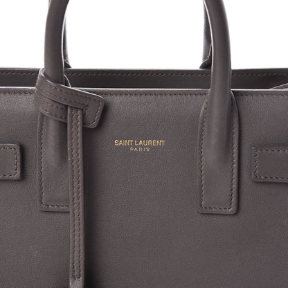 Saint Laurent Calfskin Nano Sac De Jour Fog 7 of 7