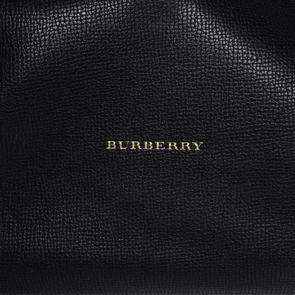 Burberry Calfskin House Check Cornwall Hobo Black 8 of 11