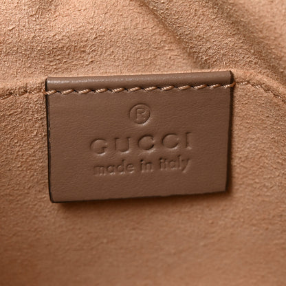 Gucci Calfskin Matelasse Mini GG Marmont Chain Shoulder Bag Porcelain Rose 6 of 10