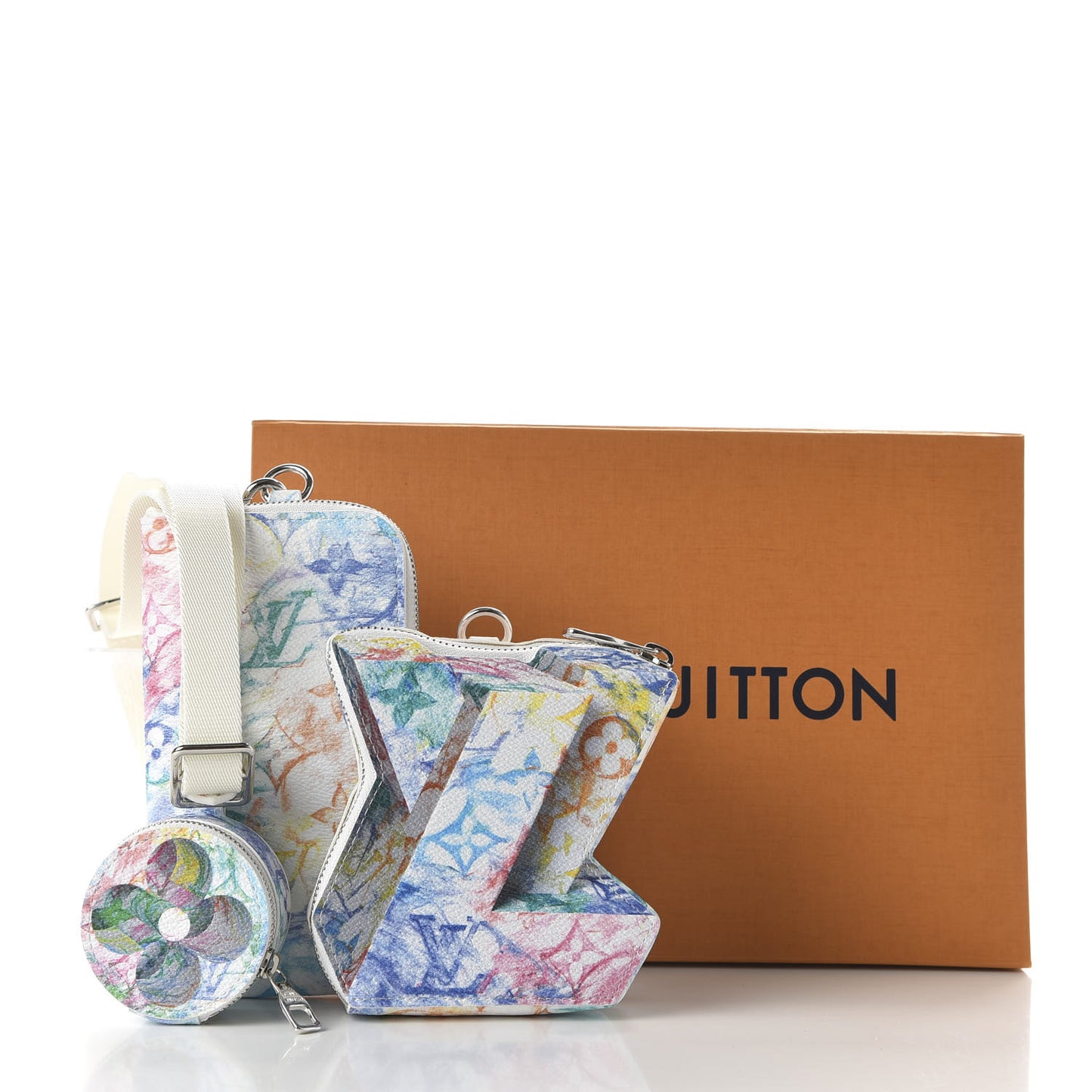 Monogram Pastel Colors LV Block