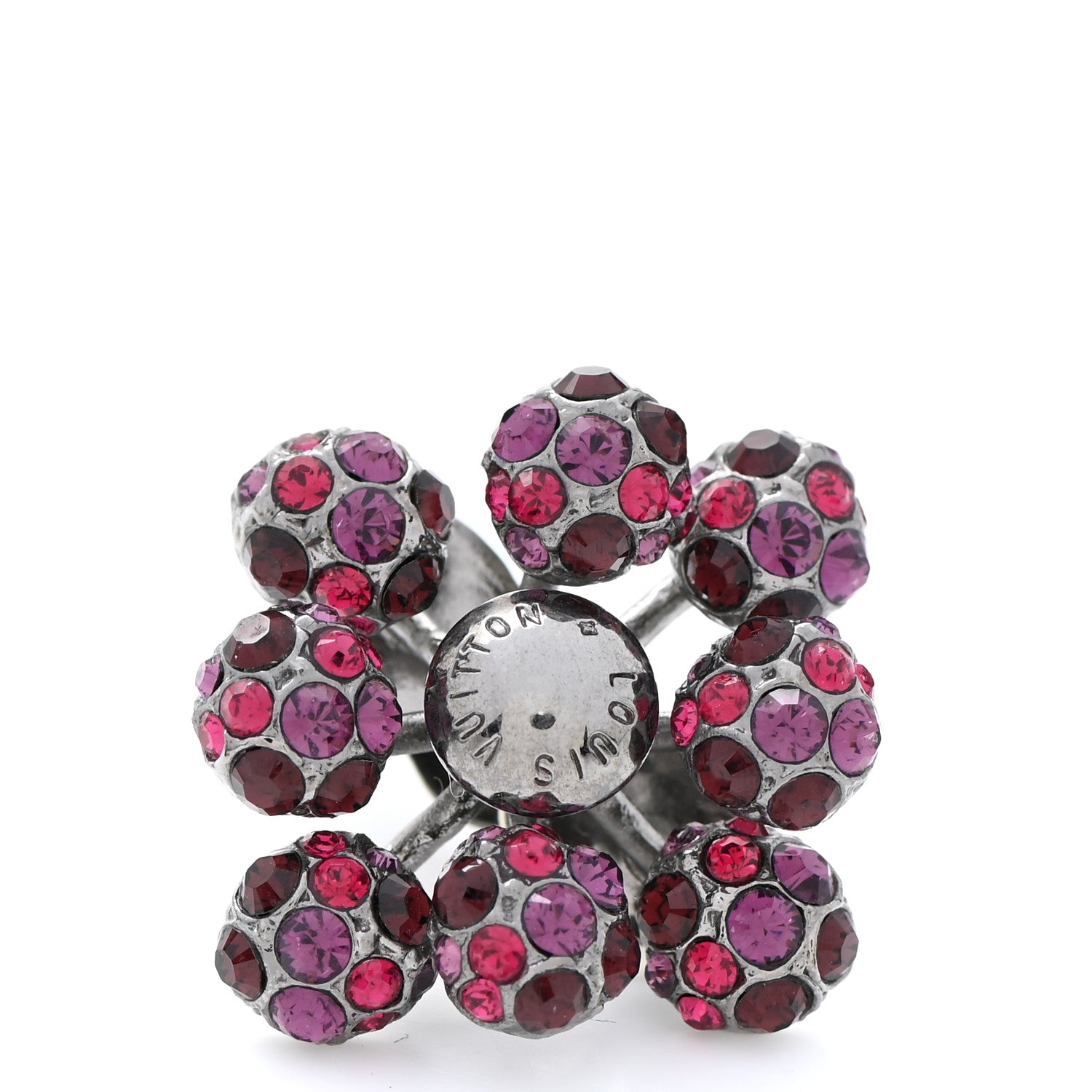 Louis Vuitton Swarovski Crystal 1001 Nuits Clip On Earrings 4 of 4
