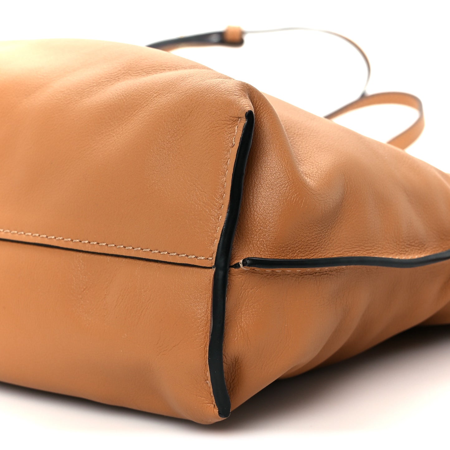 Nappa Medium Flamenco Knot Bag Warm Desert