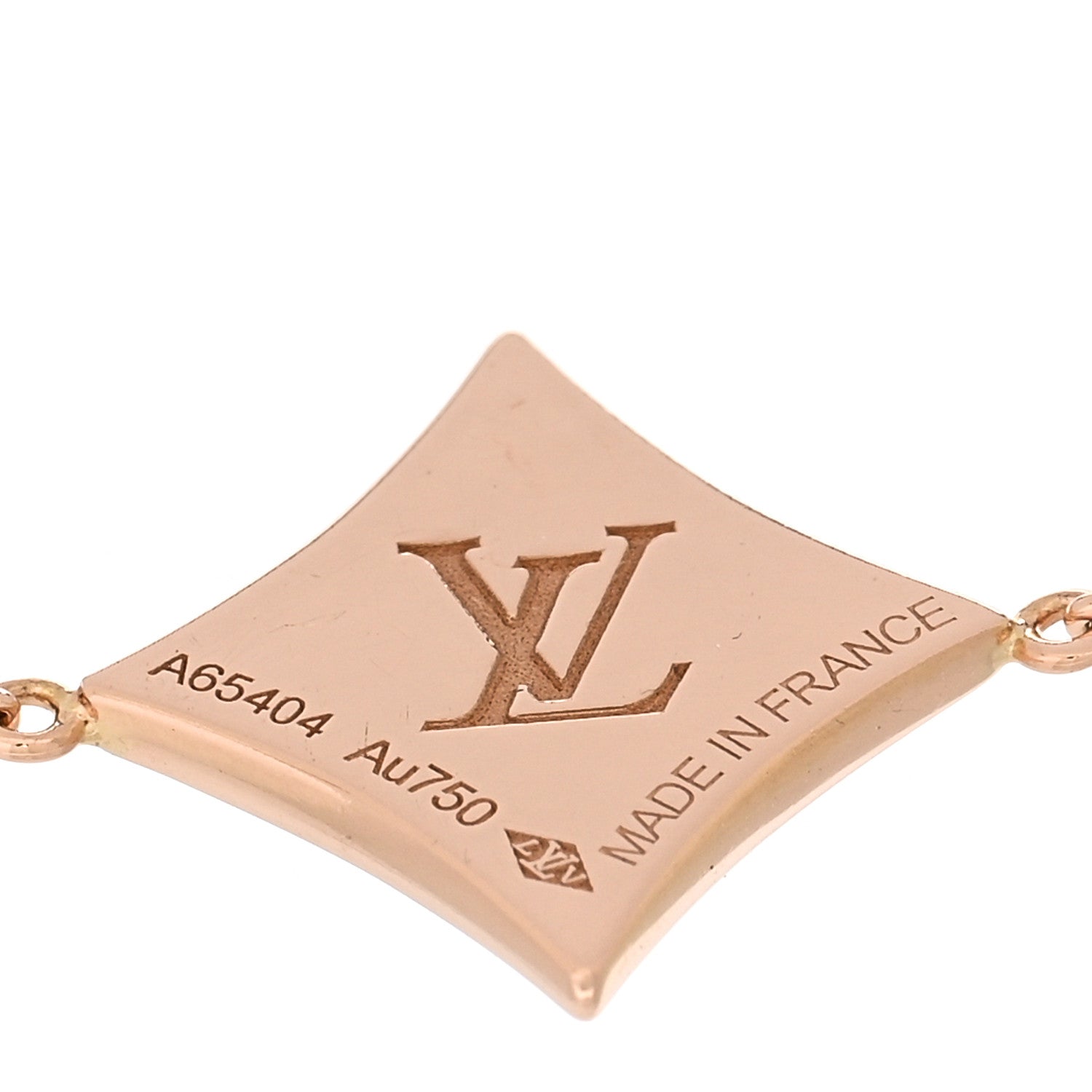 Louis Vuitton 18K Pink Gold Diamond Pink Mother of Pearl Color Blossom BB Star Bracelet 3 of 4