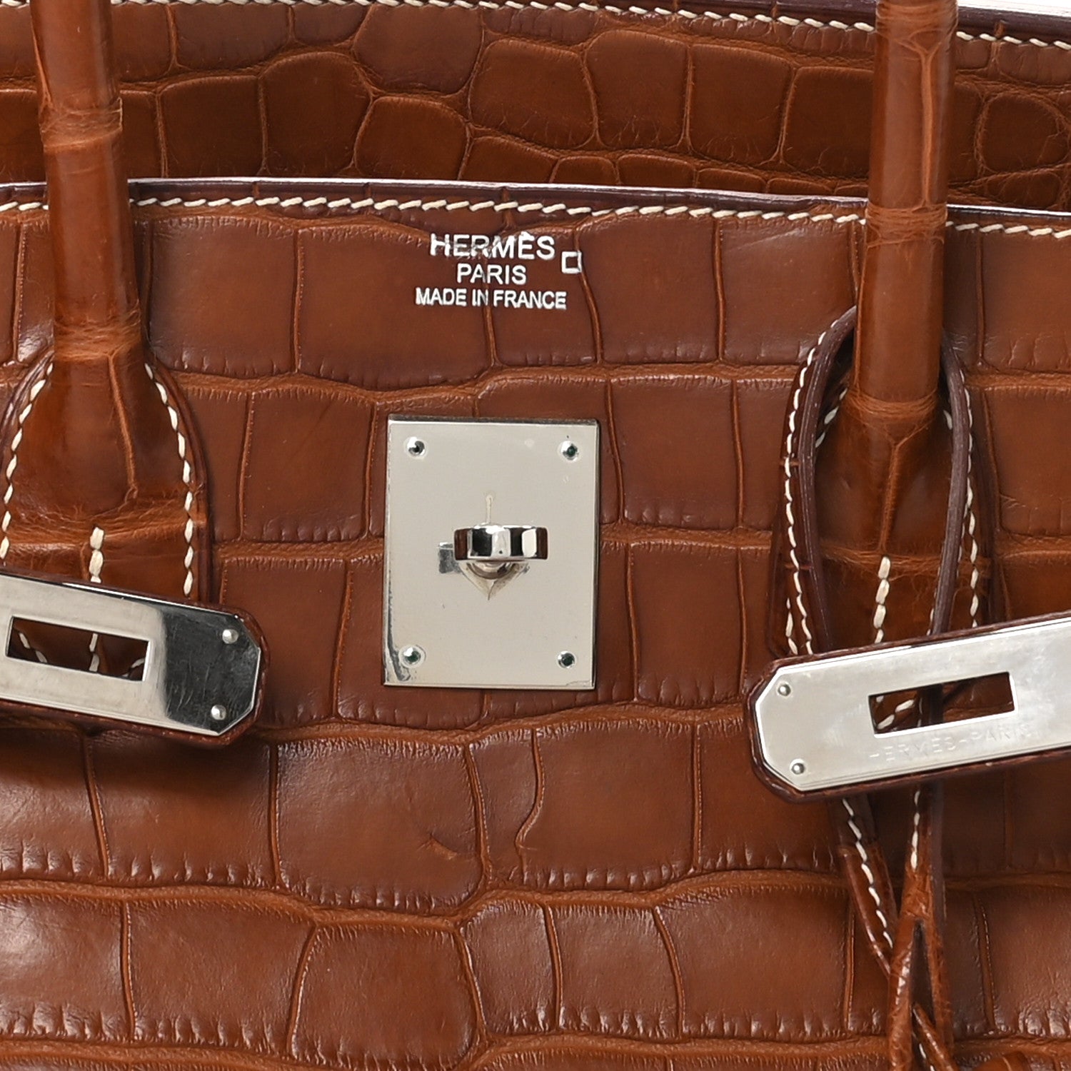 Hermes Matte Alligator Birkin 35 Fauve 5 of 9