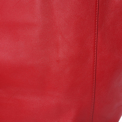 Celine Lambskin Horizontal Cabas Magenta 10 of 12