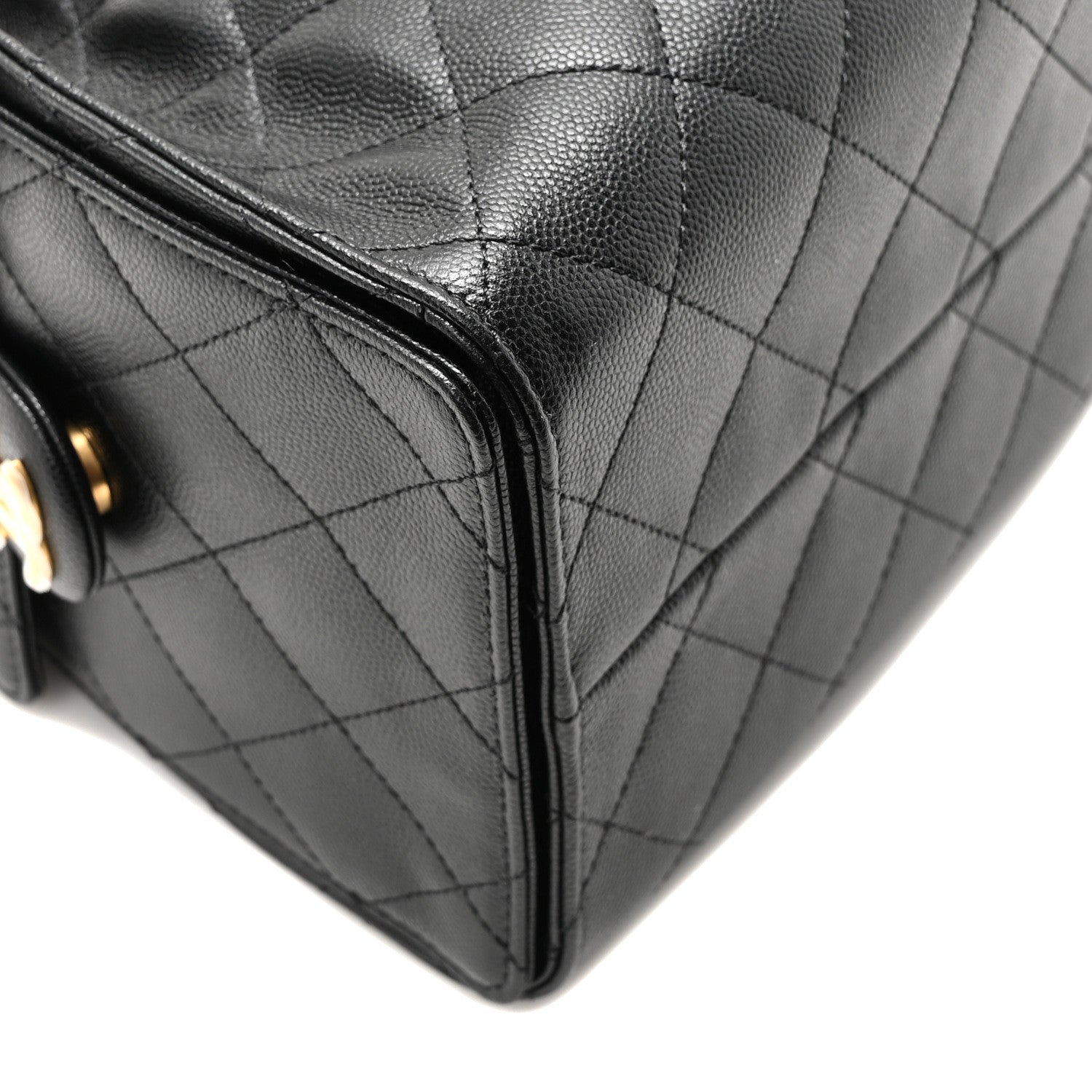 Chanel Caviar Quilted Small Chanel 25 Handbag Black 9 of 10
