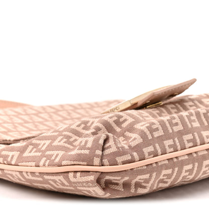 Fendi Zucchino Vitello Tube Messenger Bag Cipria Teint Cipria 10 of 12