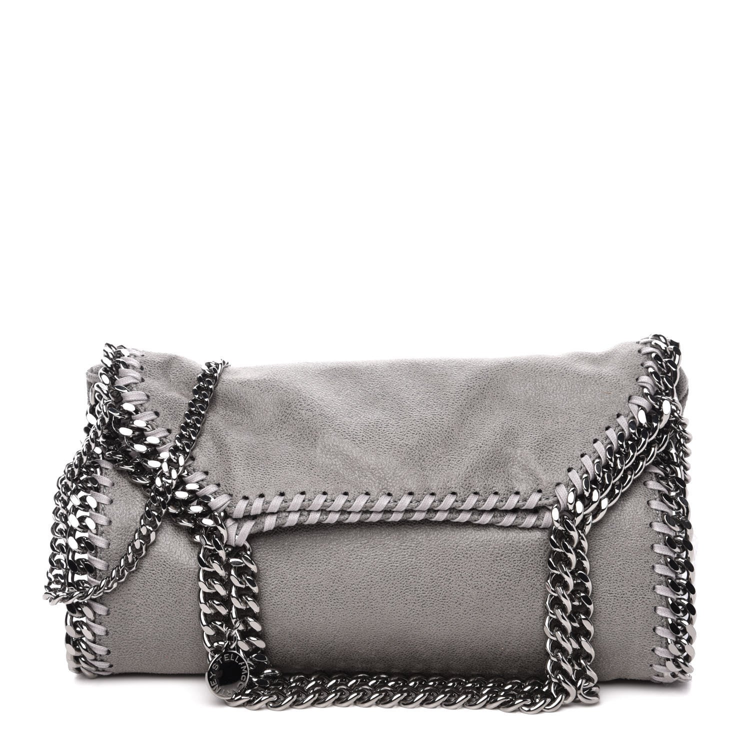 Stella McCartney Shaggy Deer Mini Falabella Tote Light Grey 1 of 10