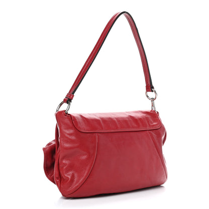Saint Laurent Chevre Nadja Shoulder Bag Red 3 of 9