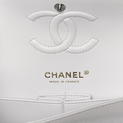 Chanel Caviar Quilted Small Double Flap White 7 of 13