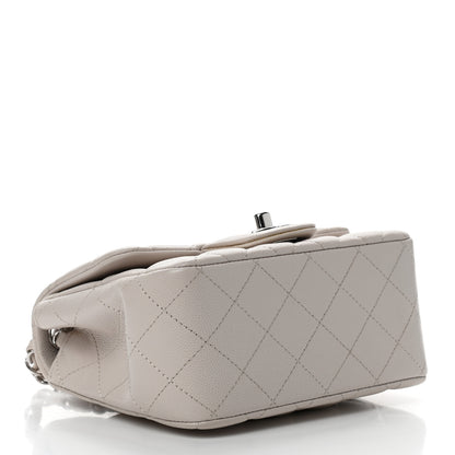 Chanel Caviar Quilted Mini Square Flap White 4 of 9