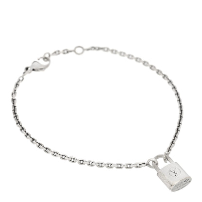 Louis Vuitton Sterling Silver Lockit Bracelet 1 of 3