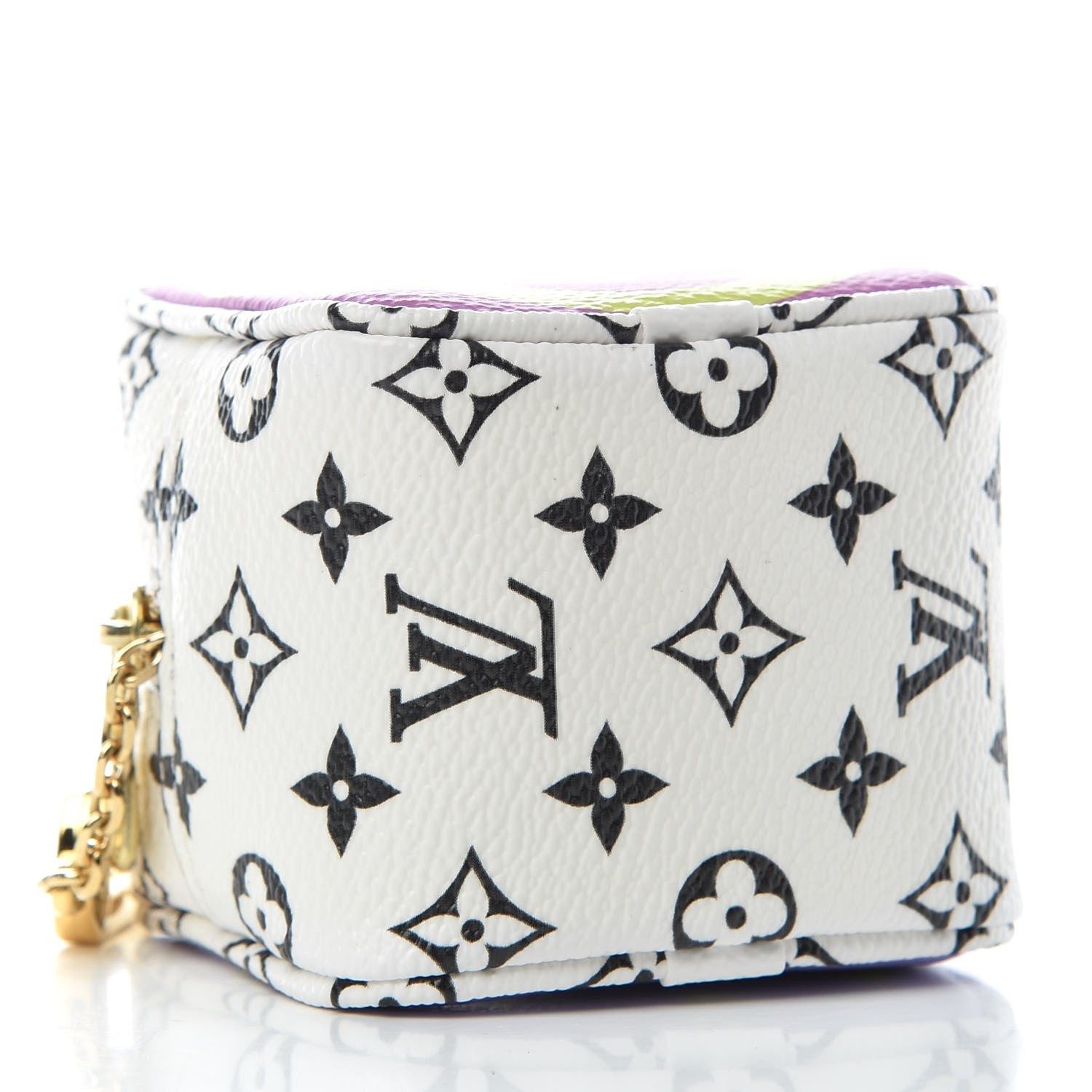 Louis Vuitton Monogram Giant Cube Coin Purse Pink 4 of 7