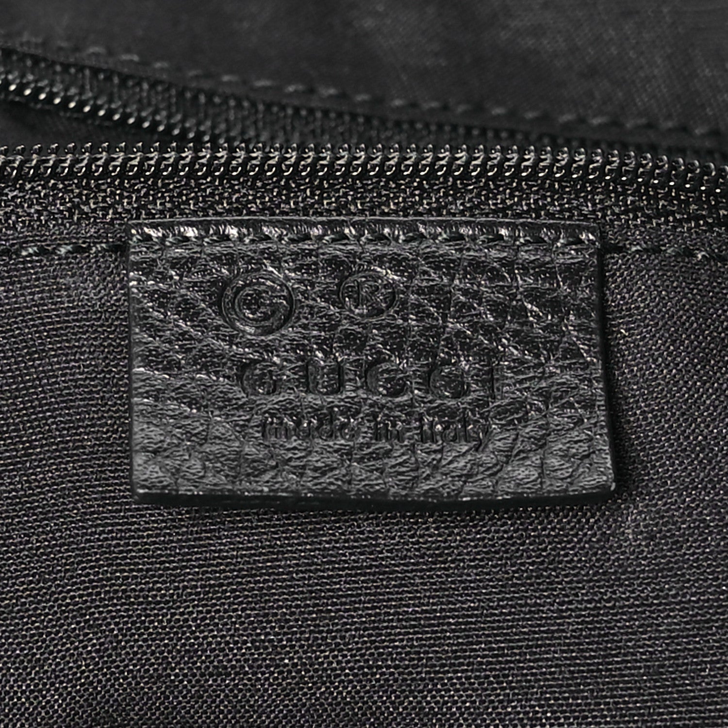 Gucci Nylon Monogram Medium Handle Vertical Tote Black 6 of 15