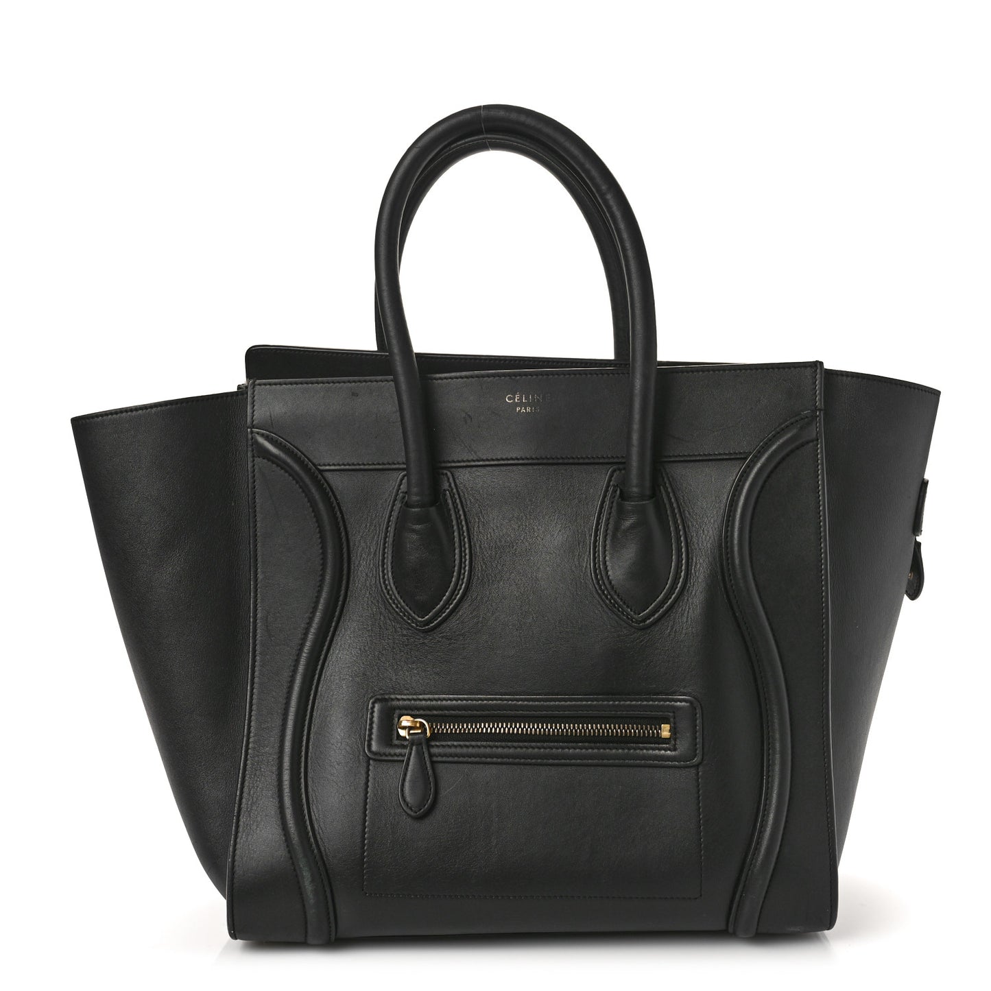 Smooth Calfskin Mini Luggage Black