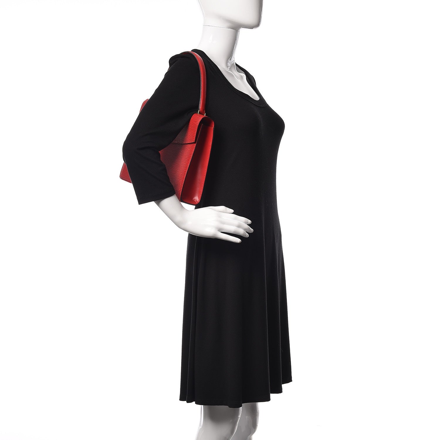 Louis Vuitton Epi Malesherbes Castillan Red 2 of 8