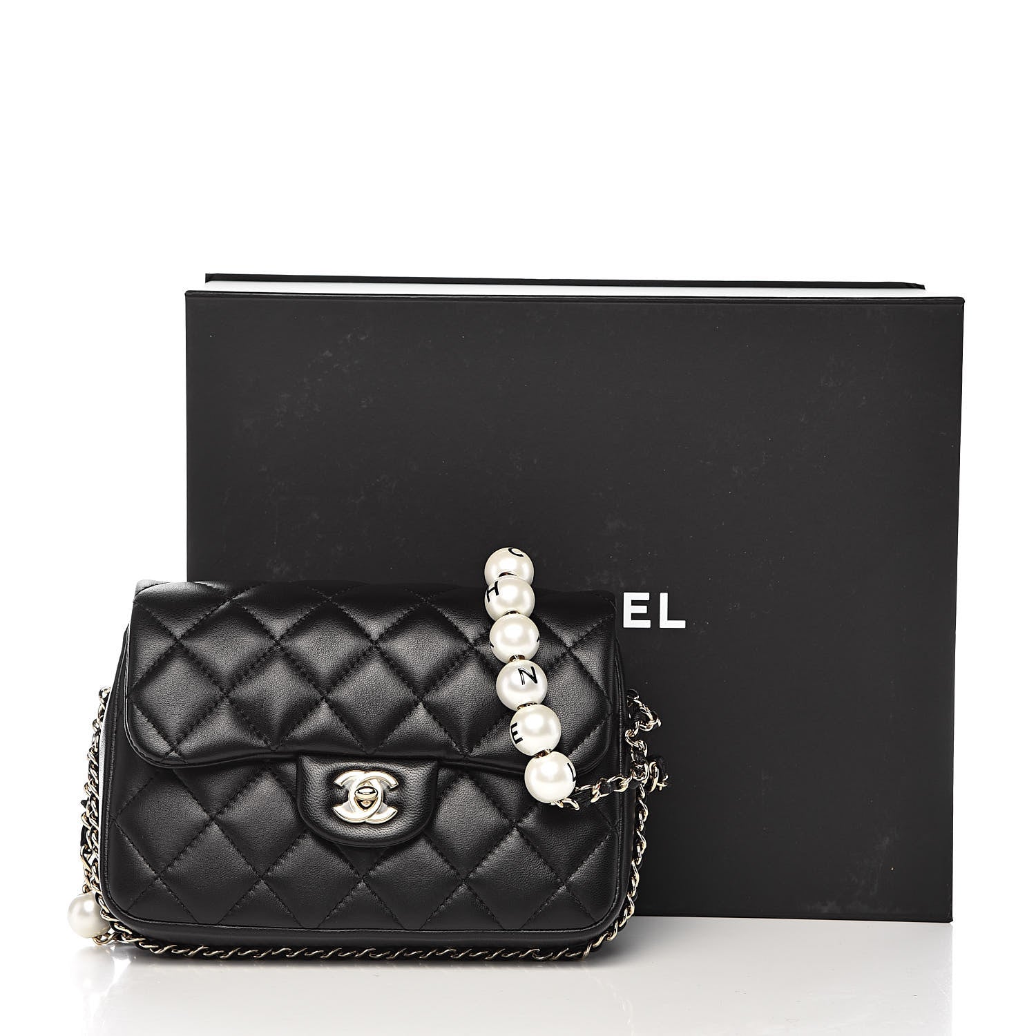 Chanel Lambskin Quilted Small My Precious Flap Black 12 of 12