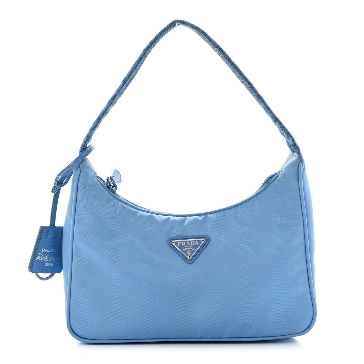 Re-Nylon Saffiano Mini Re-Edition 2000 Bag Pervinca