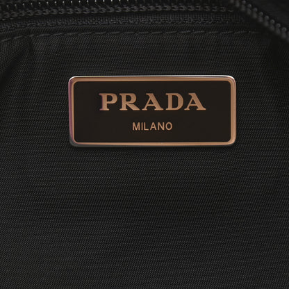 Prada Tessuto Nylon Double Pocket Belt Bag Black 6 of 10