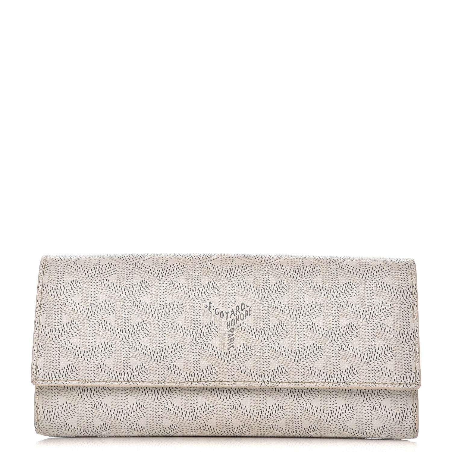 Goyard Goyardine Varenne Long Wallet White 1 of 13