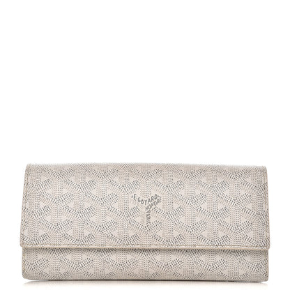 Goyard Goyardine Varenne Long Wallet White 1 of 13