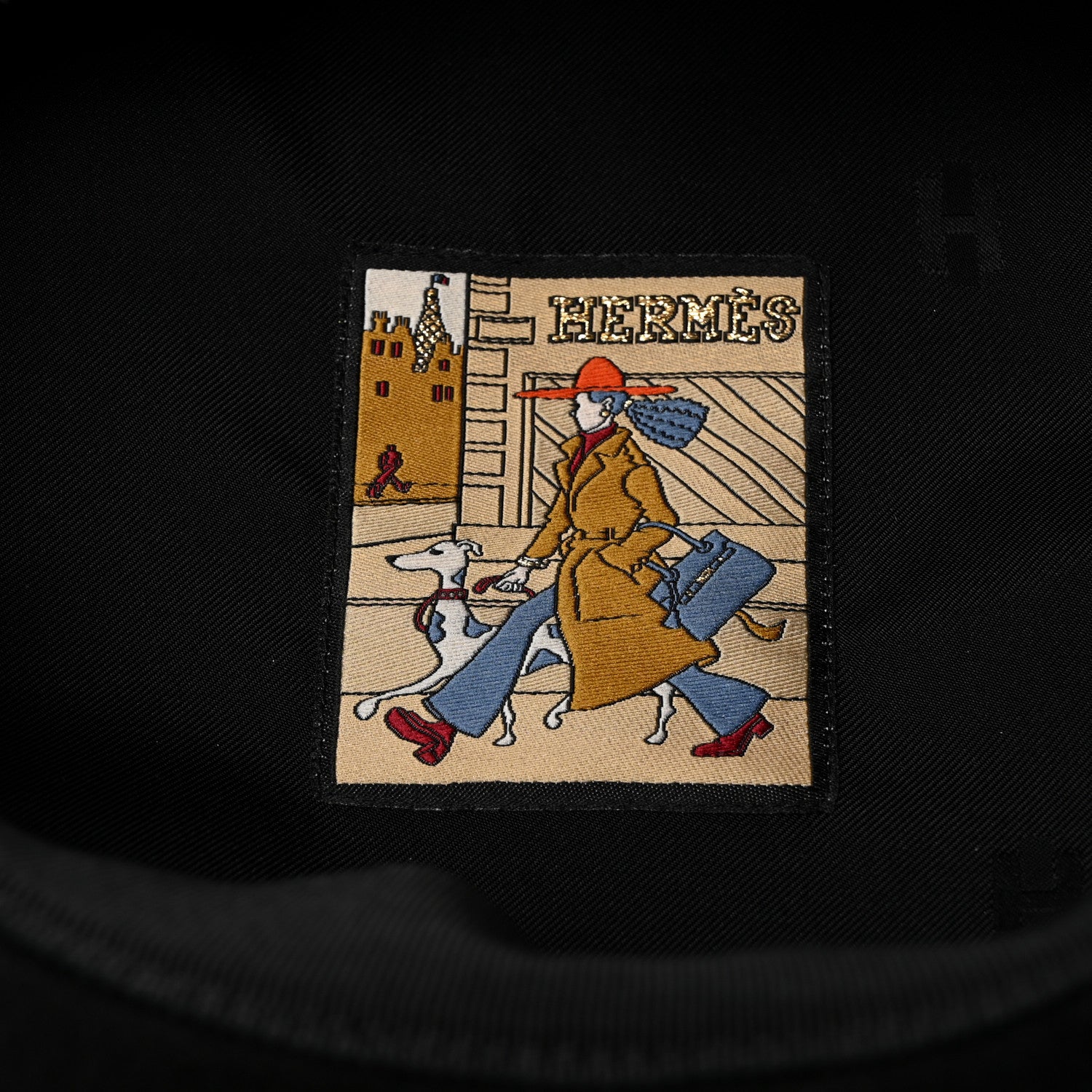 Hermes Cashmere Womens Deauville Cap 59 Black 8 of 10