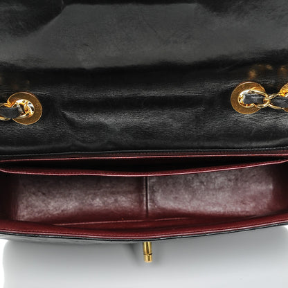 Chanel Lambskin Quilted Jumbo Single Flap Black 5 of 8
