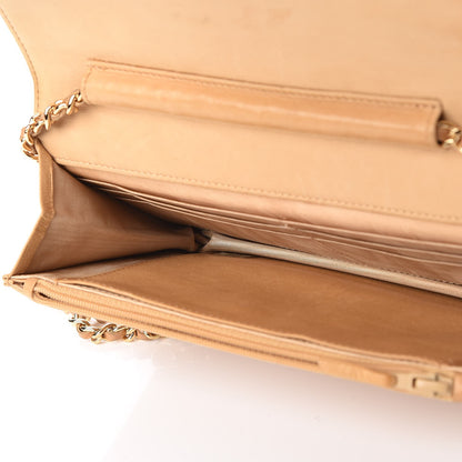 Chanel Caviar Timeless CC Wallet On Chain WOC Beige 5 of 8