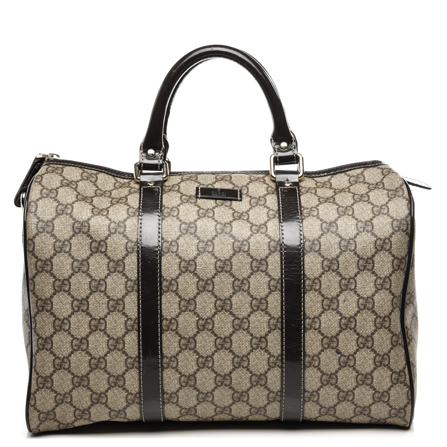 Gucci GG Plus Monogram Medium Joy Boston Dark Brown 1 of 10