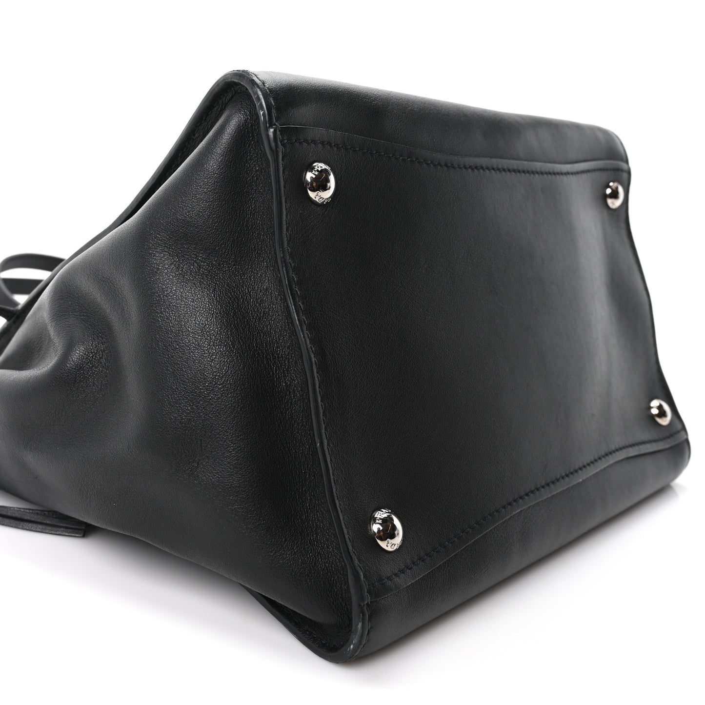 City Calf Sport Twin Pocket Tote Black