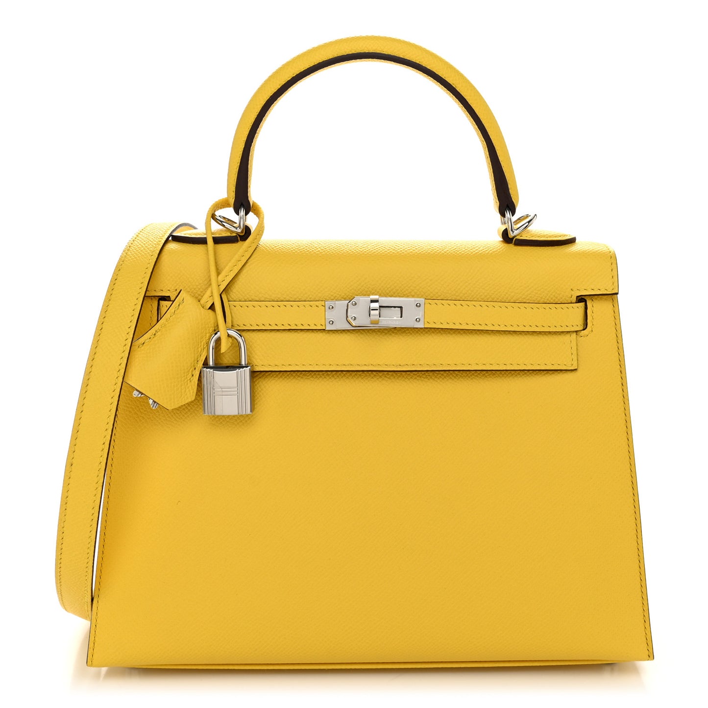 Epsom Kelly Sellier 25 Jaune De Naples