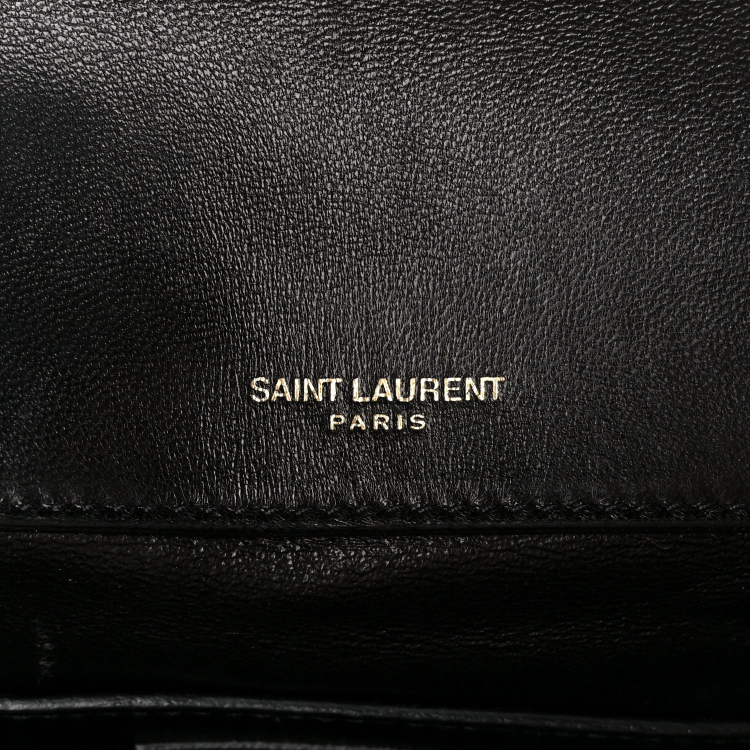 Saint Laurent Lambskin Matelasse Chevron Monogram Small Sulpice Bag Black 7 of 12