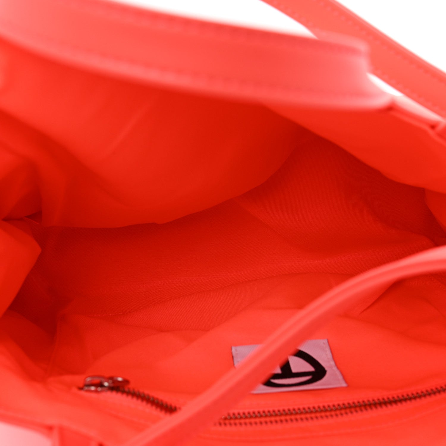 Telfar Vegan Leather Medium Shopping Bag Hazard 5 of 12