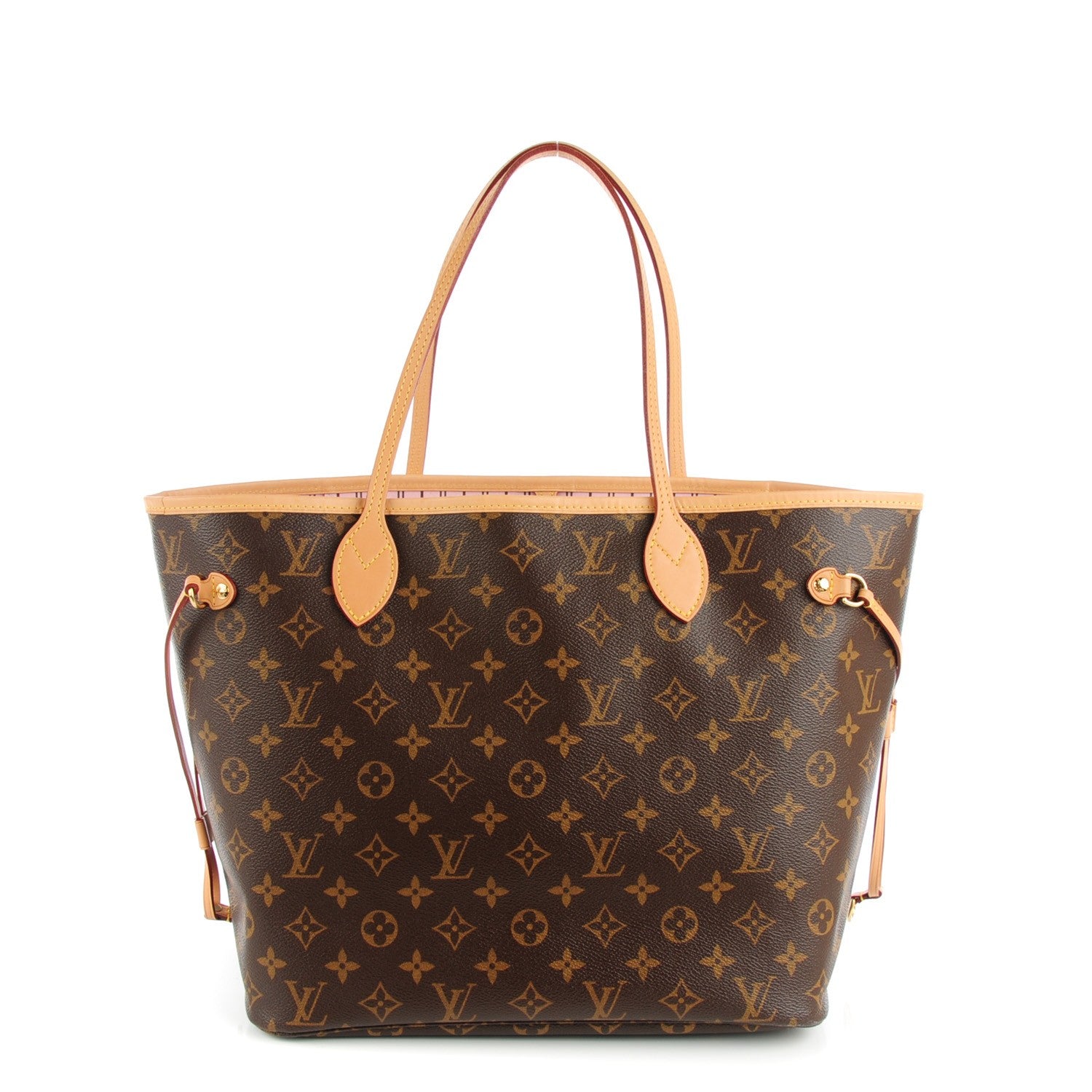 Louis Vuitton Monogram Neverfull MM Rose Ballerine 1 of 10