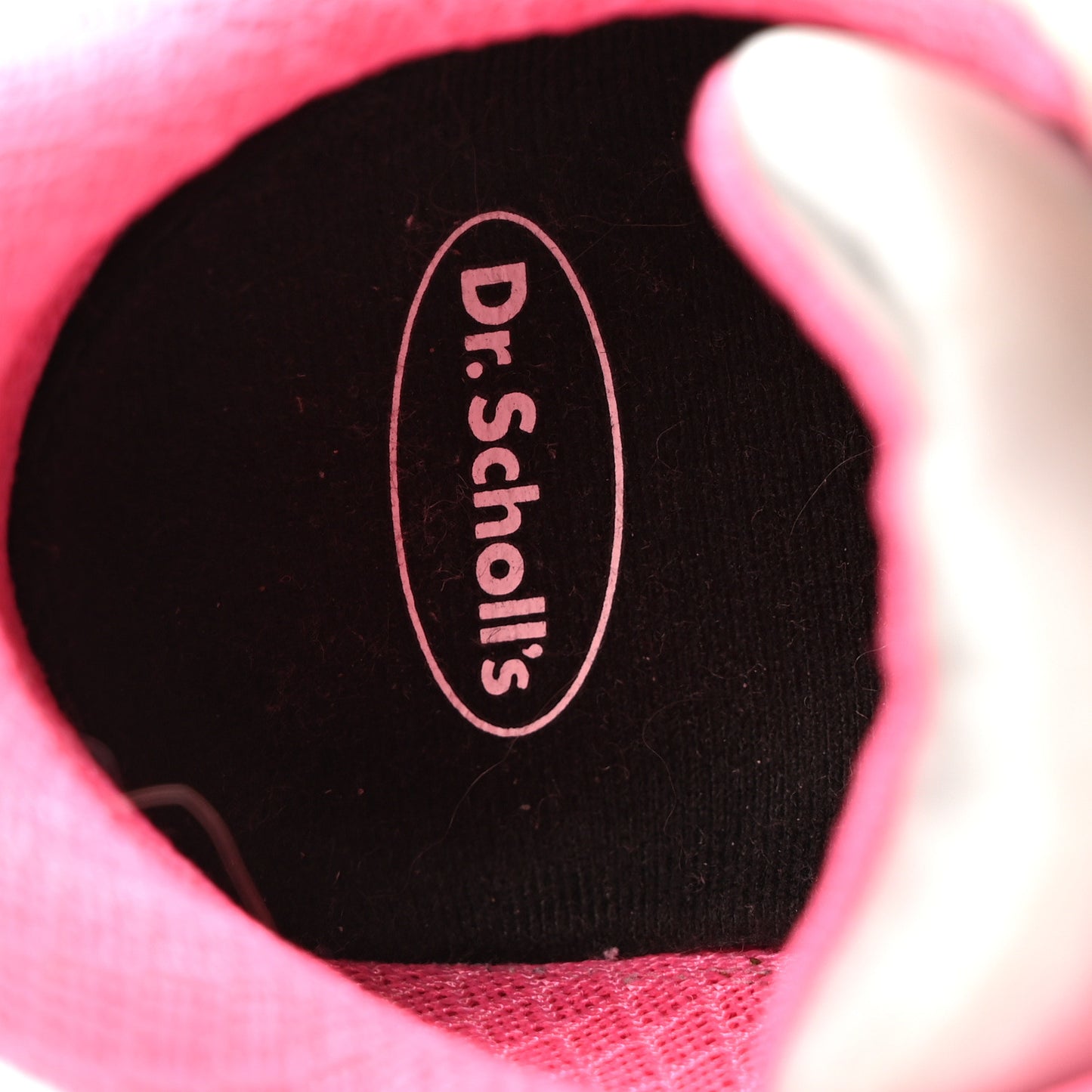 Calfskin Fabric Sneakers 40.5 White Silver Fluo Pink