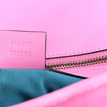 Gucci Velvet Matelasse Marquise Crystals Embroidered Small GG Marmont Shoulder Bag Malva 7 of 10