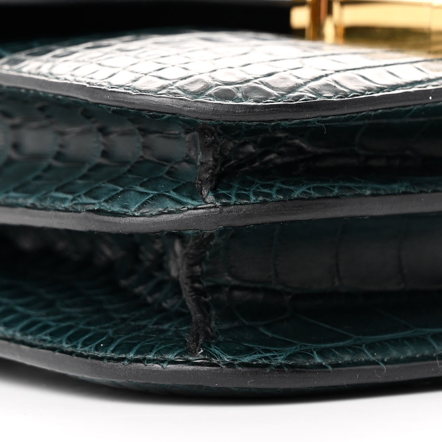 Hermes Matte Alligator Constance 18 Vert Cypress 10 of 12