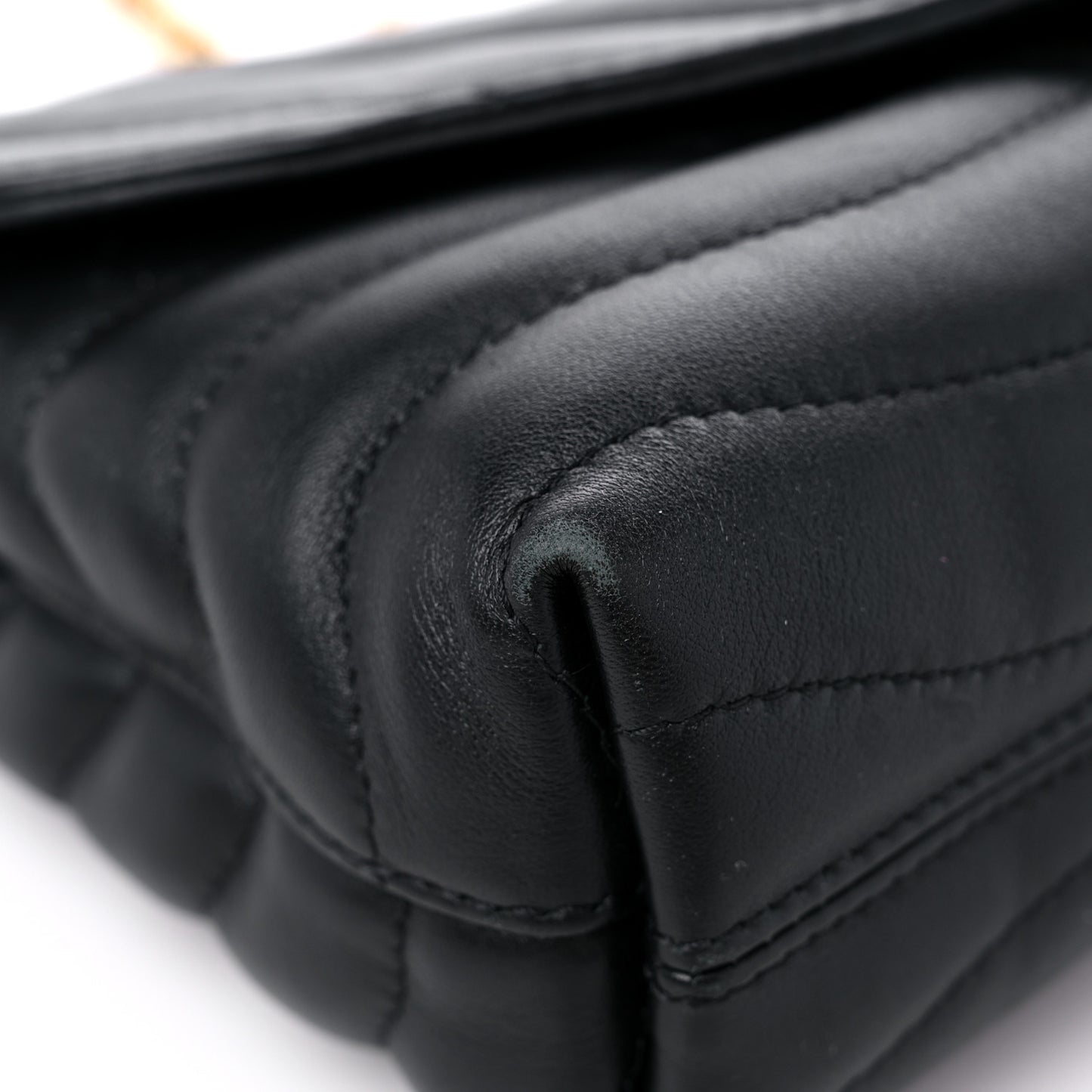Calfskin LV New Wave Chain Bag Black