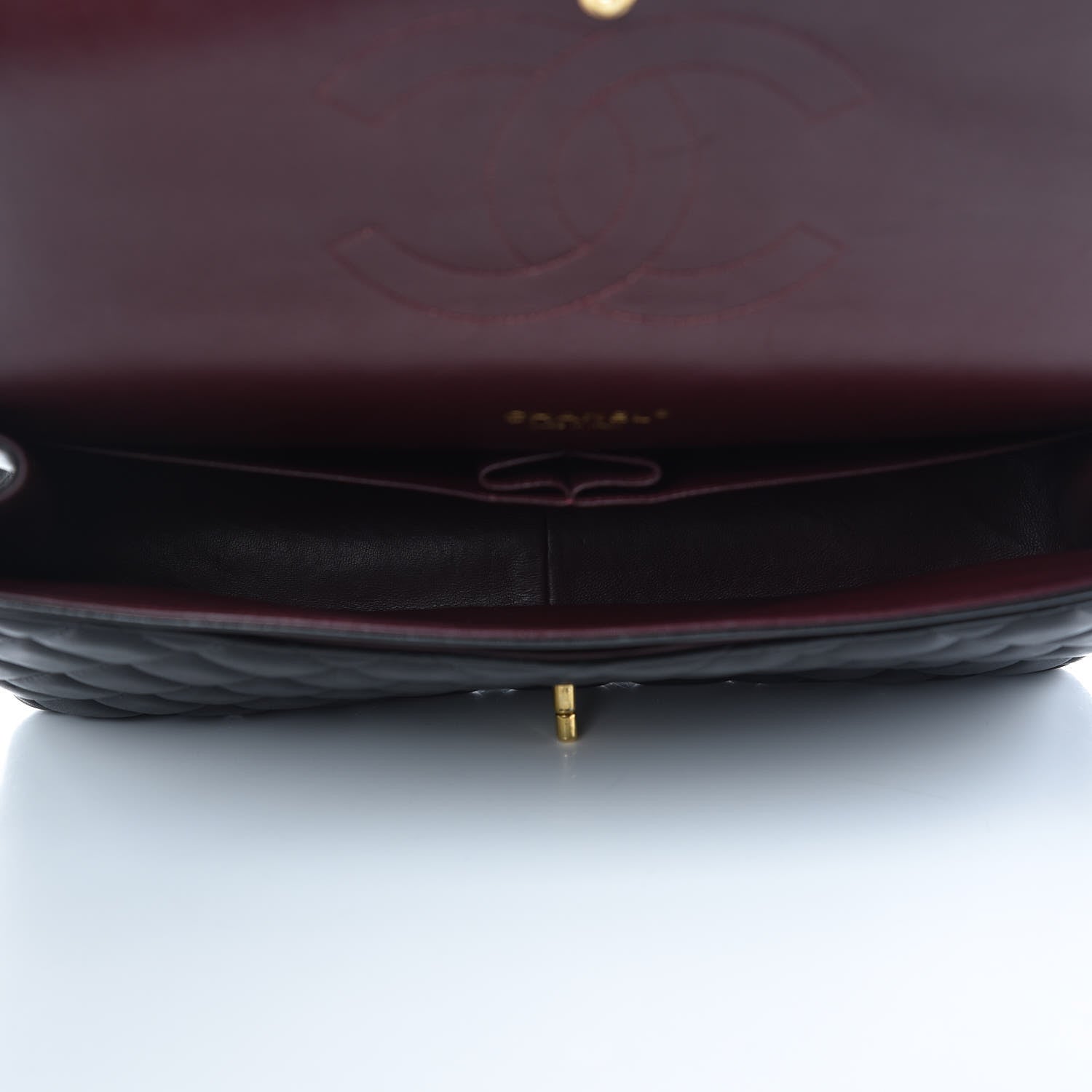 Chanel Lambskin Quilted Maxi Double Flap Black 5 of 17