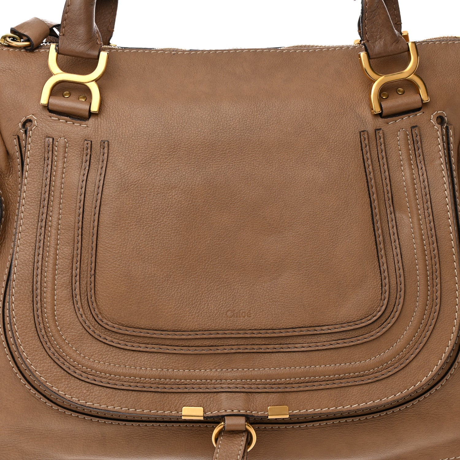 Chloe Calfskin Large Marcie Satchel Nut 8 of 22