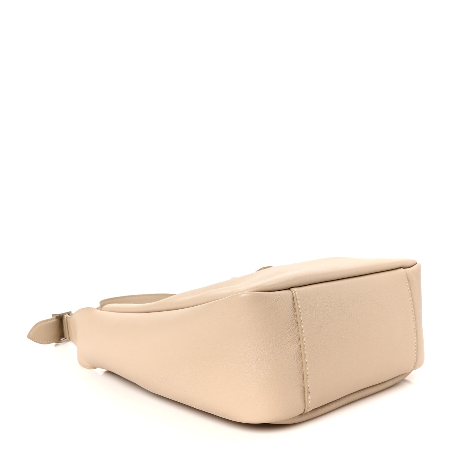 Saint Laurent Smooth Calfskin Small Le 5 A 7 Soft Hobo Sea Salt 4 of 11