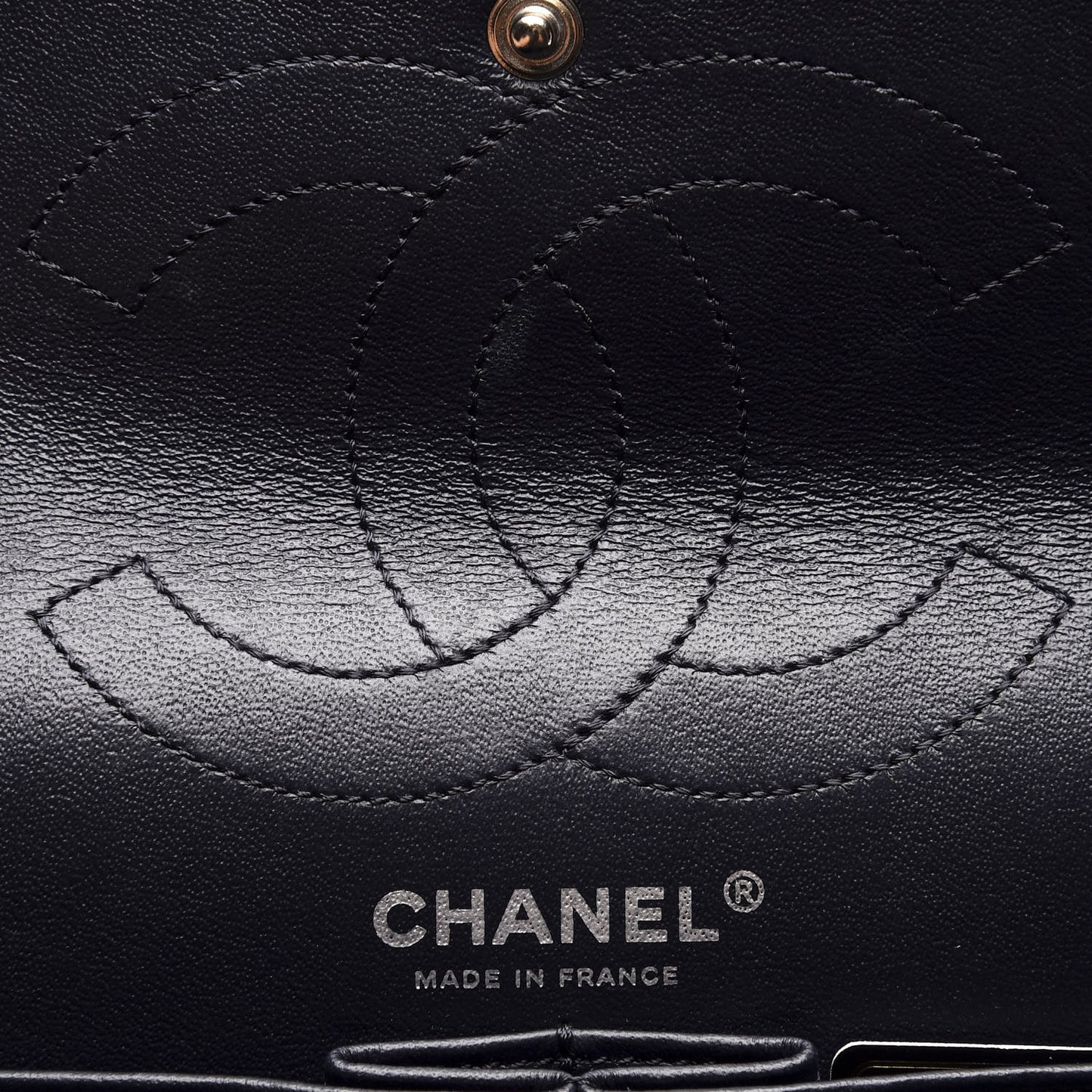 Aged Calfskin Quilted 2.55 Reissue 226 Flap Navy Blue