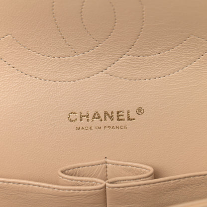 Chanel Caviar Quilted Jumbo Double Flap Beige 6 of 9